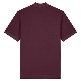 Kreuz Polo T-Shirt Nahaufnahme Pique-Stoff und Stickerei
