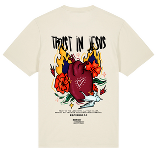 Trust in Jesus Oversized Shirt Front- & BackPrint