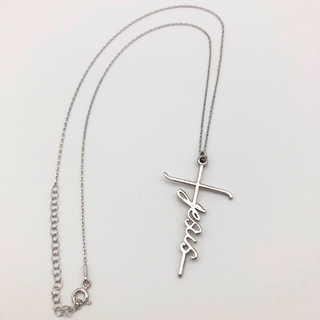 Jesus Cross Kette - 925 Sterling Silber