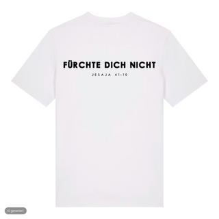 Fürchte dich nicht T-Shirt, Weiß, Rückseite