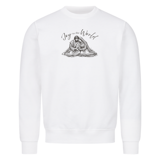 Joy to the World Sketch Christmas Sweatshirt