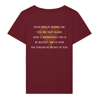 Dear Person Herz Frauen T-Shirt BackPrint