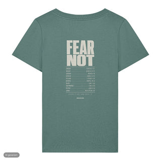Fear Not Tour Frauenshirt, Green Bay, Rückseite