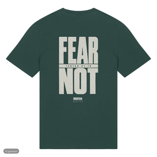 Fear Not Typo T-Shirt, Grün, Rückseite