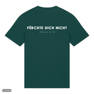 Fürchte dich nicht T-Shirt, Grün, Rückseite