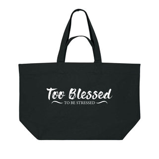 Too Blessed Shopping Bag