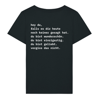 Keiner gesagt FRAUEN T-SHIRT Back-Print Variante, Mountain Movers christliches Design