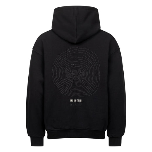 Mustard Seed Höhenlinien Matthäus 17:20 Oversize Hoodie Front & Back