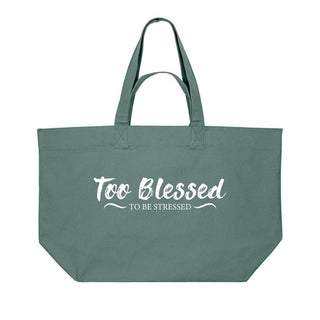 Too Blessed Shopping Bag