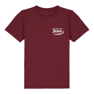 Jesus Cross Kids T-Shirt Backprint