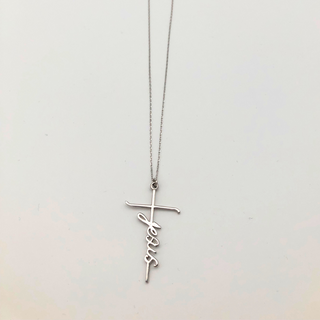 Jesus Cross Kette - 925 Sterling Silber