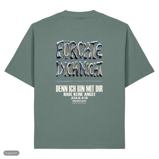 Fürchte dich nicht Chrom Heavy Oversized Shirt, Green Bay, Rückseite