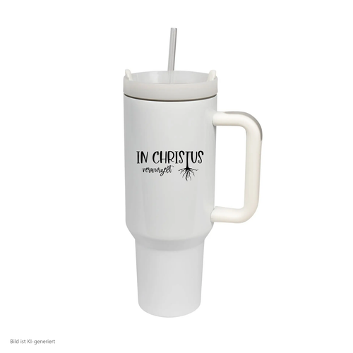 In Christus verwurzelt Thermobecher