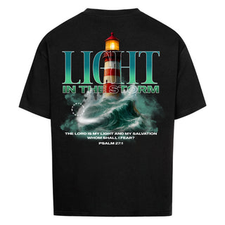 God as Our Light and Salvation Oversize Shirt BackPrint