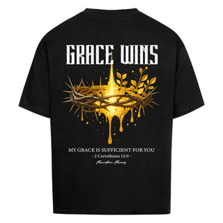 Grace win Oversize Shirt BackPrint