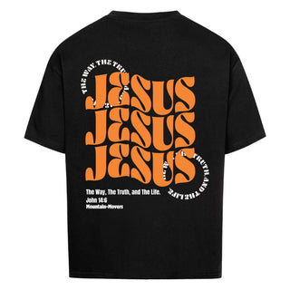All About Jesus Oversize Shirt BackPrint