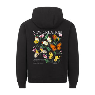New Creation Hoodie BackPrint, christliche Streetwear von Mountain Movers