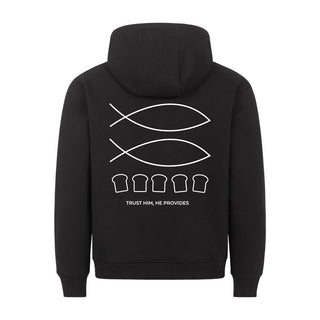 Trust him Hoodie BackPrint, christliche Streetwear von Mountain Movers