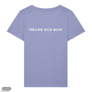 Fürchte dich nicht Frauenshirt, Lavendel, Rückseite
