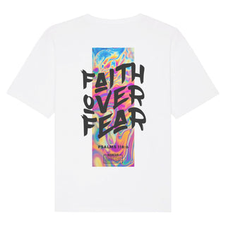 Faith over Fear Oversized Shirt Summer Sale