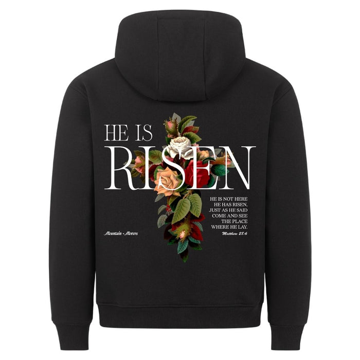 He is Risen Hoodie Rugprint