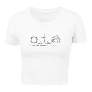 A lot can happen Frauen Cropped T-Shirt Spring Sale