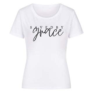 Saved by Grace Frauen T-Shirt Spring Sale