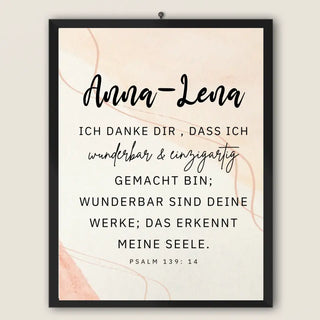 Wonderful and unique poster can be personalized