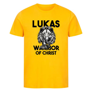Warrior of Christ Shirt personalized