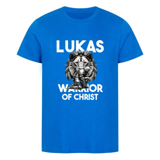 Warrior of Christ Shirt personalized