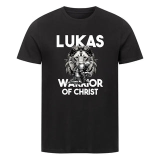 Warrior of Christ Shirt personalized