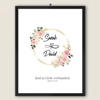 Connected in Love Poster customizable