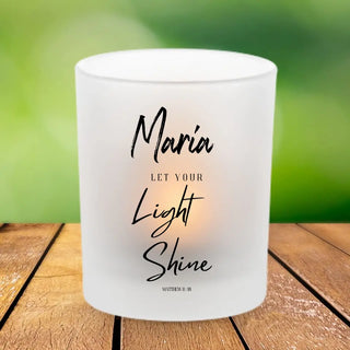 Let your light shine tea light holder