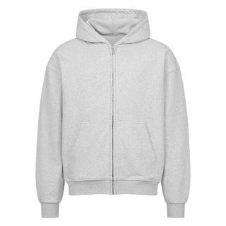 Faith makes it possible Oversized Zipper Hoodie