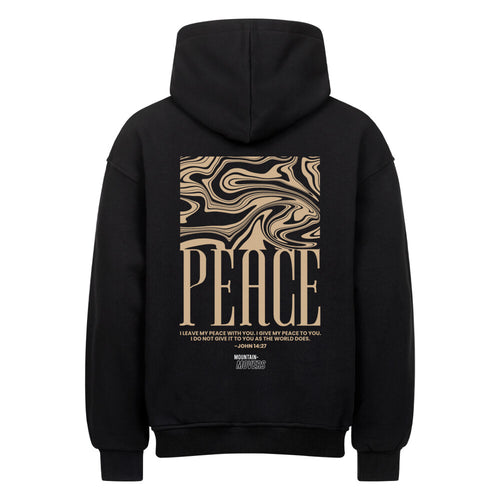 Peace Streetwear Oversized Hoodie Backprint