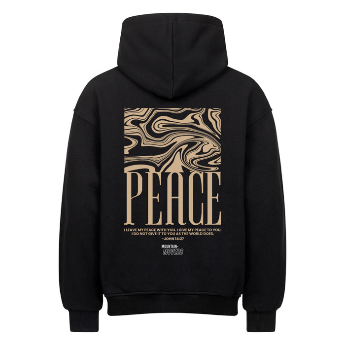 Peace Streetwear Oversized Hoodie Backprint