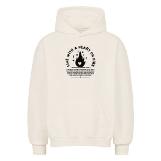 Heart on Fire Oversized Hoodie