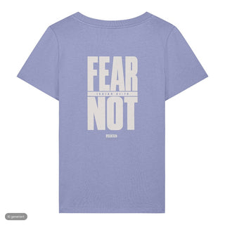 Fear Not Typo Frauenshirt, Lavendel, Rückseite