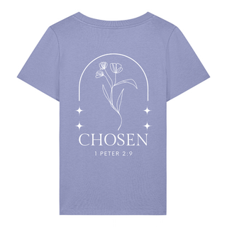 Chosen Flower Frauen T-Shirt BackPrint