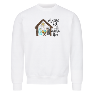Dol op kerstsweatshirt