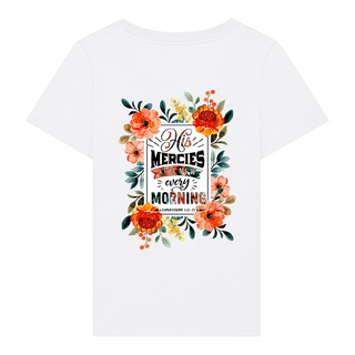HIS MERCIES FRAUEN T-SHIRT BACK, christliche Streetwear von Mountain Movers