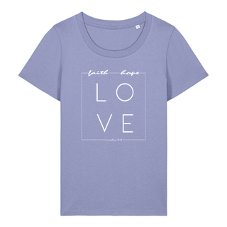 Love Shirt Frauen Flatlay, Mountain Movers