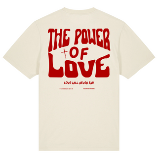 The Power of Love Oversized Shirt Front und BackPrint