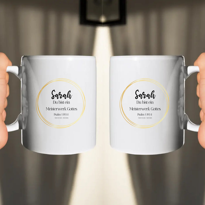 God's Masterpiece Mug (Personalizable)