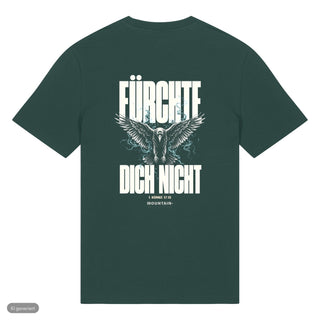 Fürchte dich nicht Rabe T-Shirt, Grün, Rückseite