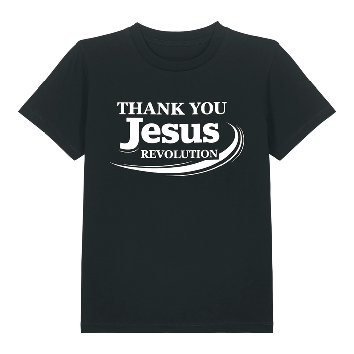 Jesus Cross Kids T-Shirt Backprint
