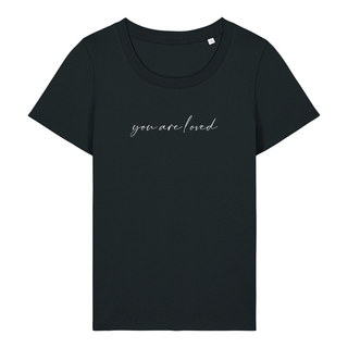 You are loved Shirt für Frauen Vorderansicht, Mountain Movers DACH