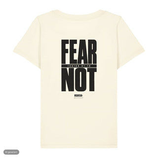 Fear Not Typo Frauenshirt, Beige, Rückseite