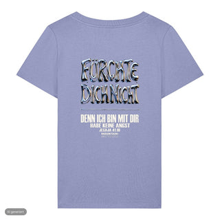 Fürchte dich nicht Chrom Frauenshirt, Lavendel, Rückseite