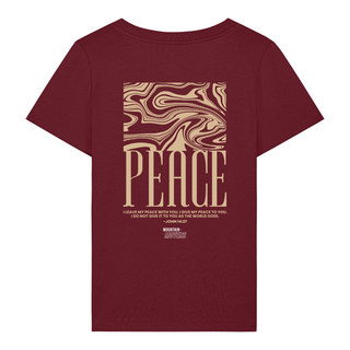 Peace Streetwear Frauen T-Shirt BackPrint